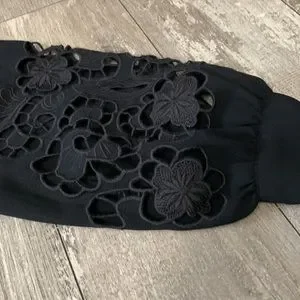 Robe De Soirée Longue H&M Noire - Taille 2 (US), Sans Bretelles Spaghetti, En Polyester - Neuf Sans étiquette